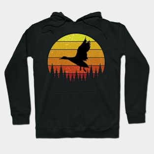 Duck Hunting Retro Bird Hunter For Men Hoodie